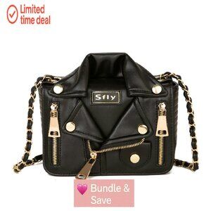 Women's Leather Satchel Chain Strap Shoulder Bag Crossbody Clutch Purse